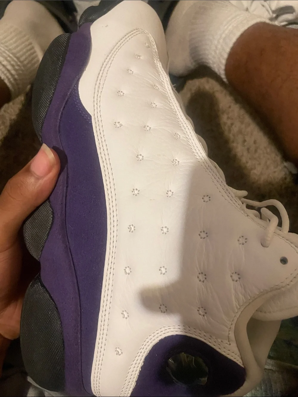 Jordan Air Jordan 13 Retro Box Label - Gray and Pink Accent
